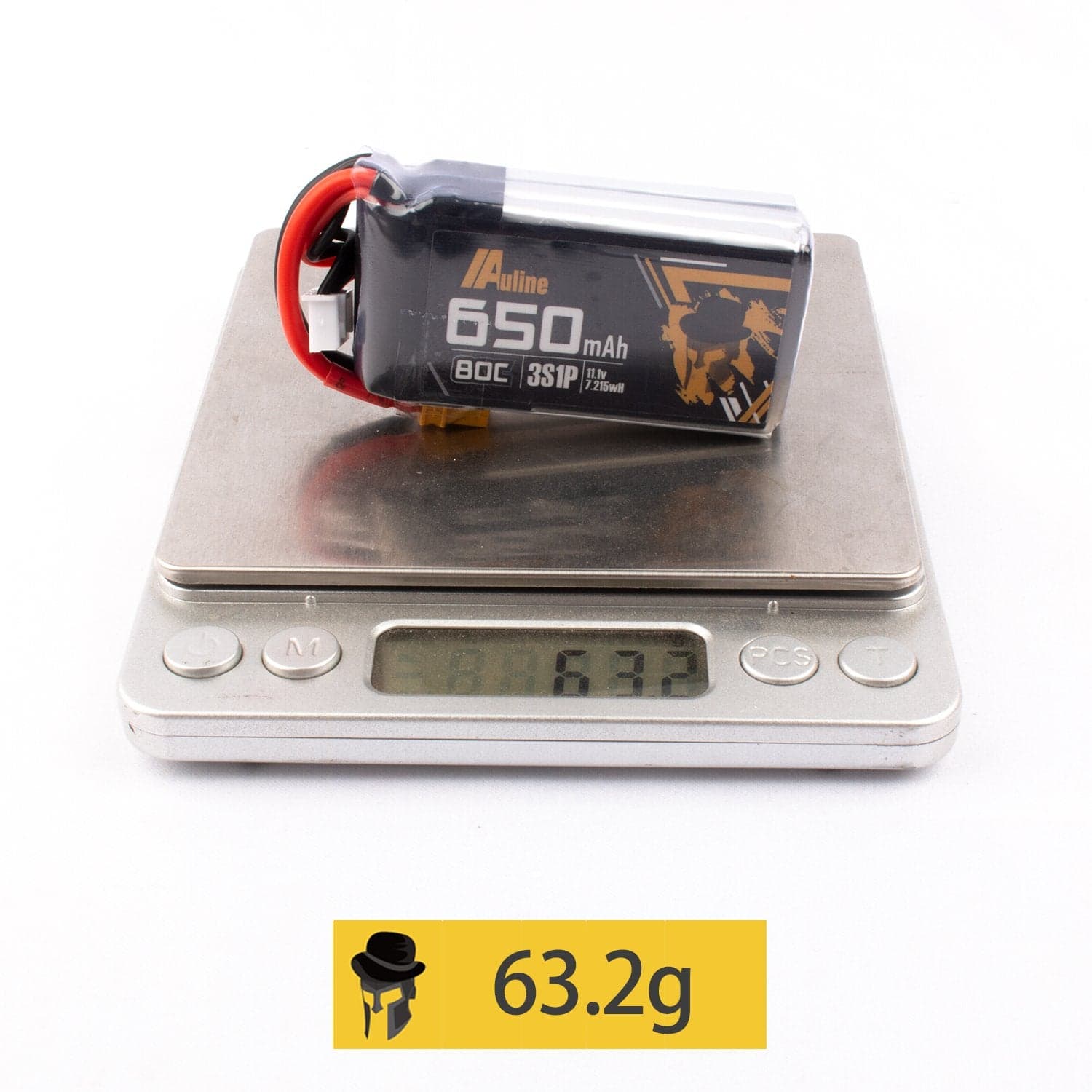 AuLine 650mAh 3S 11.1V 80C XT30 Lipo Battery for fpv drones 3