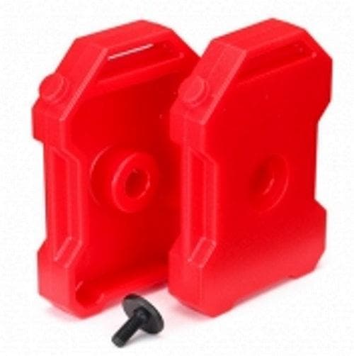 Traxxas 8022 Fuel Canisters (Red) (2) w/3x8 FCS (1) TRX-4 for fpv drones