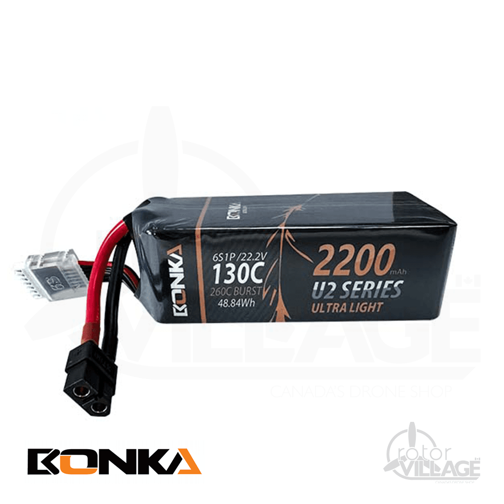 BONKA U2 2200MAH 6S 130C - XT60 for fpv drones
