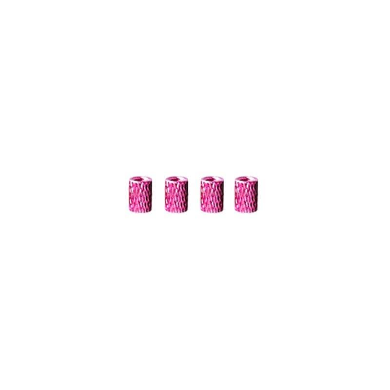 M3 Aluminium Standoffs (4 stuks) - GEKARTELD - 10mm - ROZE for fpv drones 1