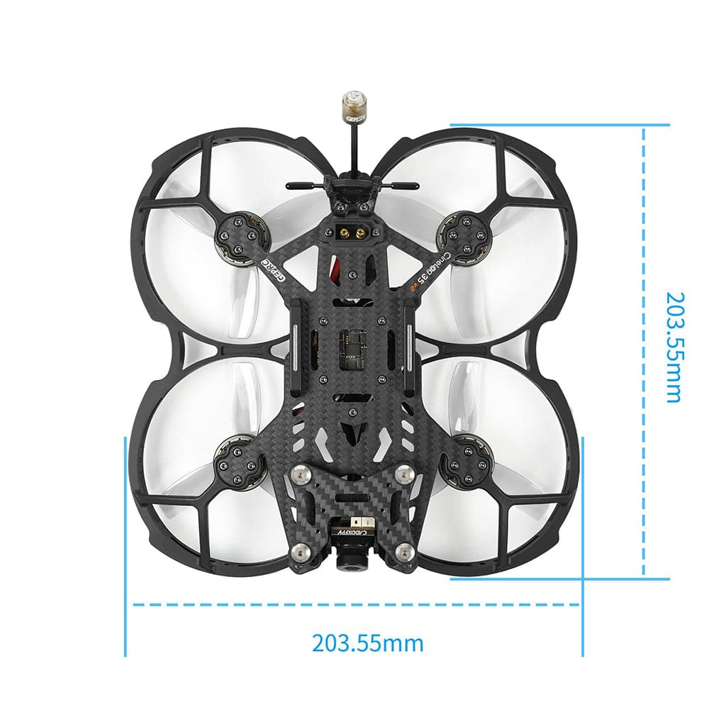 GEPRC CineLog35 V2 Analog GPS 3.5" 6S CineWhoop Drone - Choose Receiver for fpv drones 4