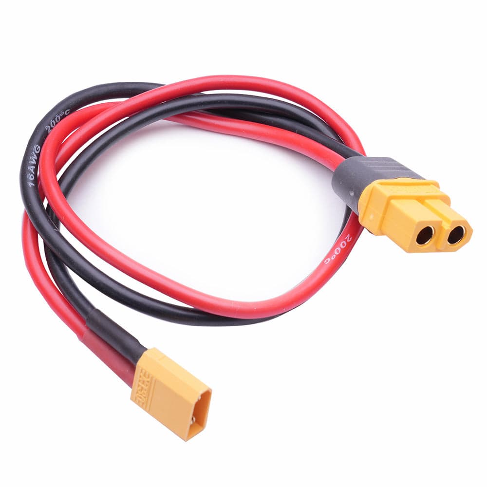 Plexa XT60 Female To XT30 Male 30cm 16AWG Adapter Cable for fpv drones 1