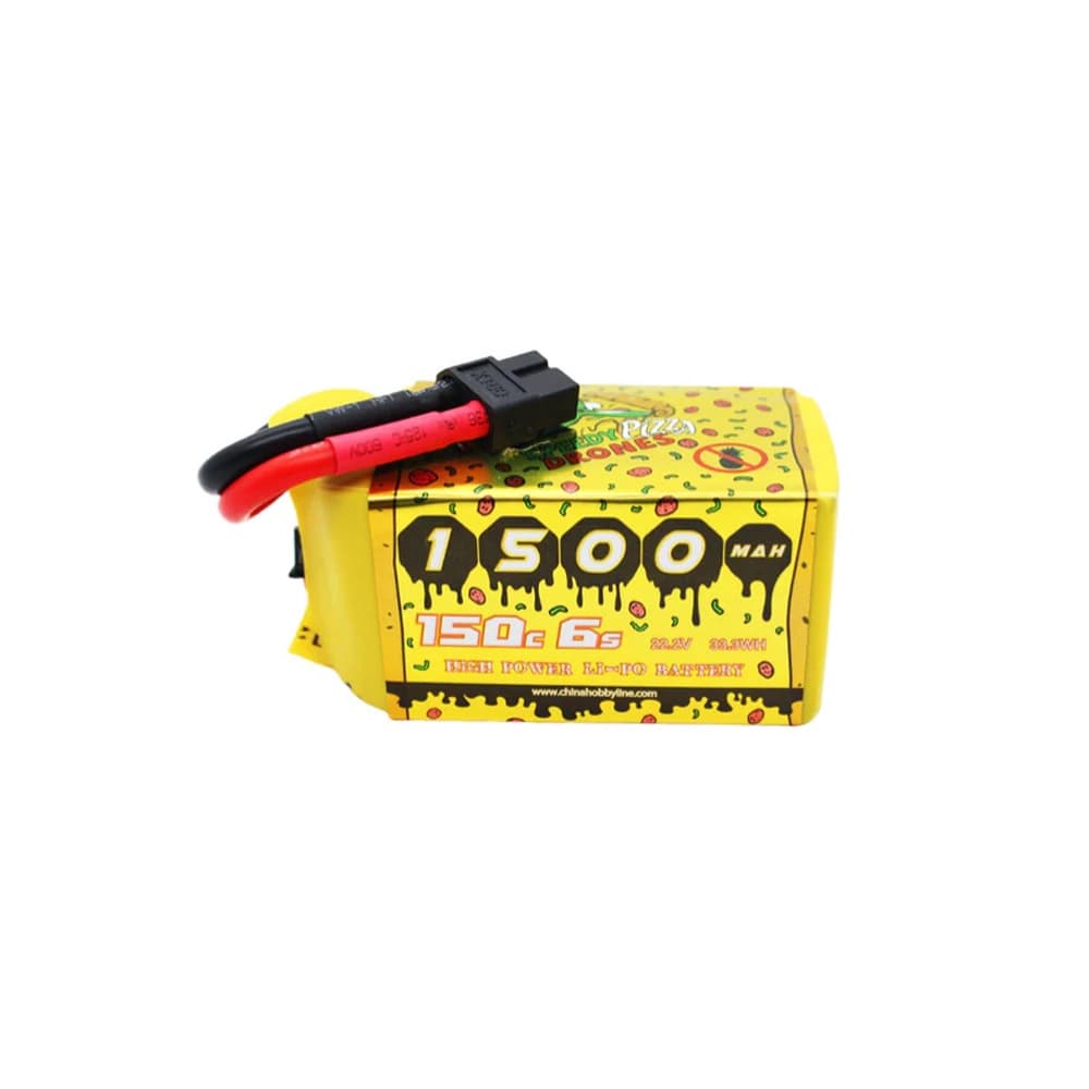 CNHL Speedy Pizza Series Pro 1500mAh 22.2V 6S 150C LiPo Battery - XT60 - 2.75 for fpv drones 1