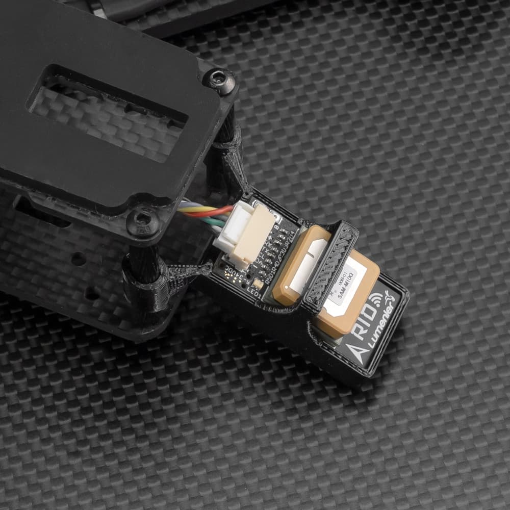 Lumenier RID - Remote ID + Antenna Rear Mount - 2 - Black for fpv drones 3