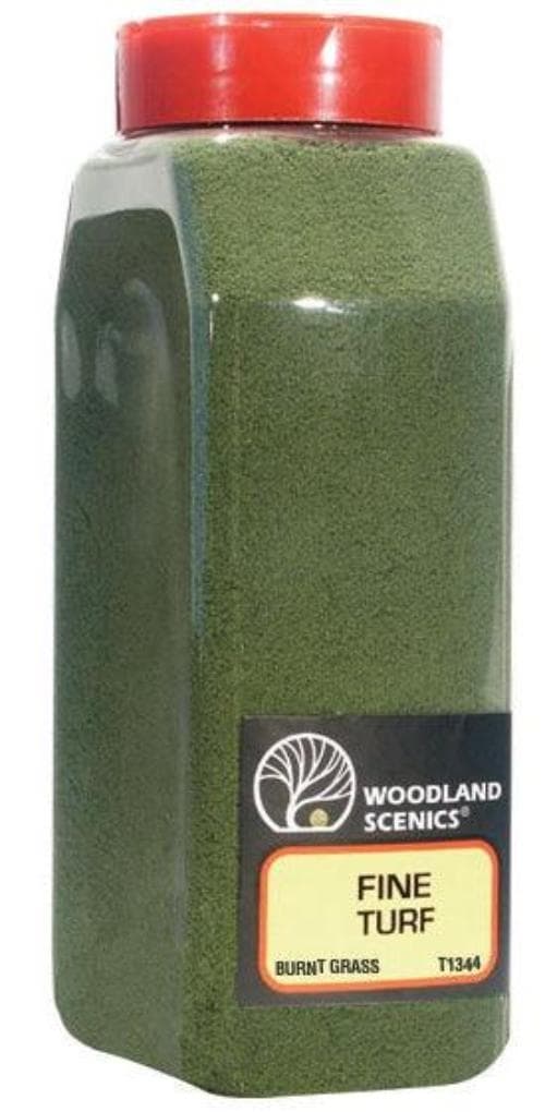 Woodland Scenics T1344 Turf Fine Burnt Grass 32 oz Train Scenery for fpv drones