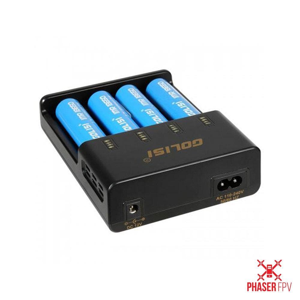 Golisi O4 4 Bay 18650 Battery Charger for fpv drones