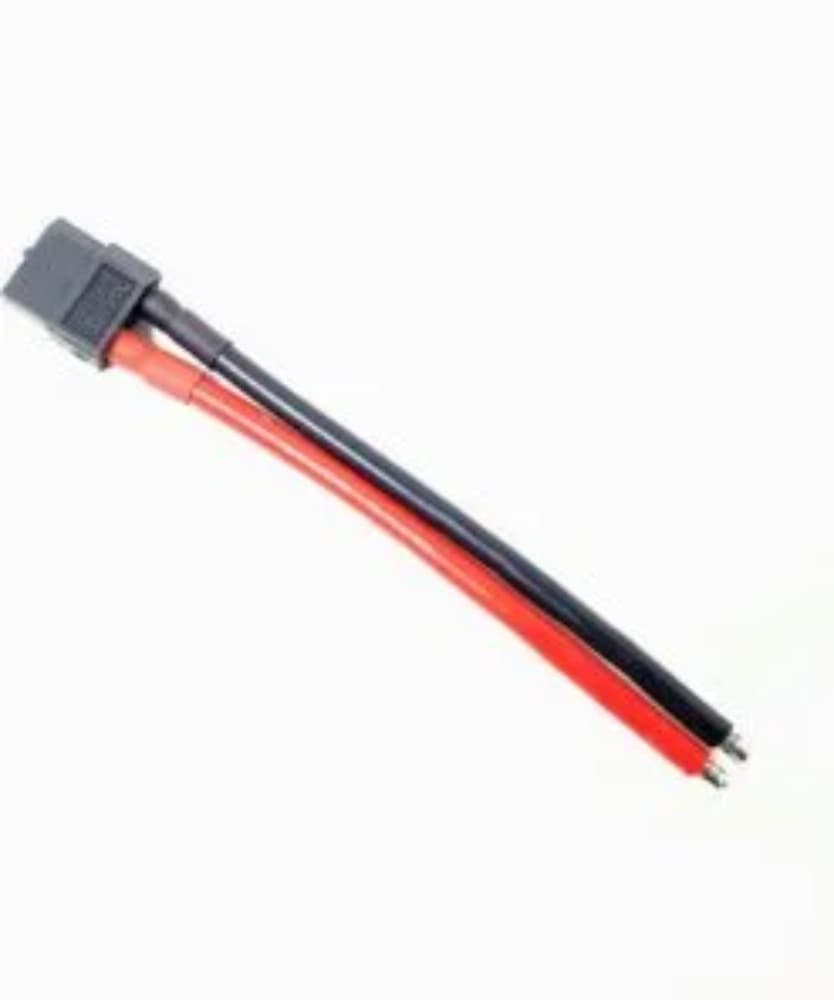 XT60 black Male Connector 10cm 12AWG for fpv drones 1
