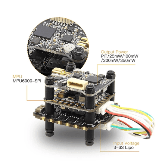 HGLRC FD435 VTX STACK 20X20mm 3-6s - SMA for fpv drones 3