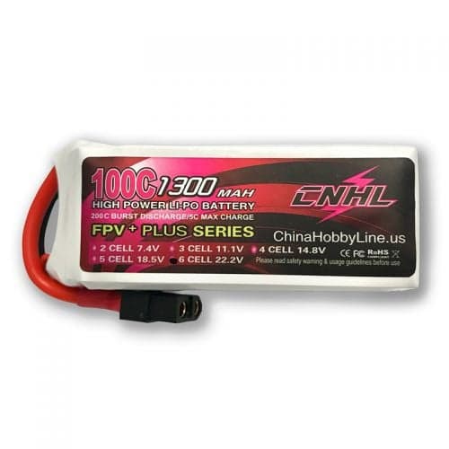 CNHL G+PLUS 1300MAH 22.2V 6S 100C LIPO BATTERY for fpv drones