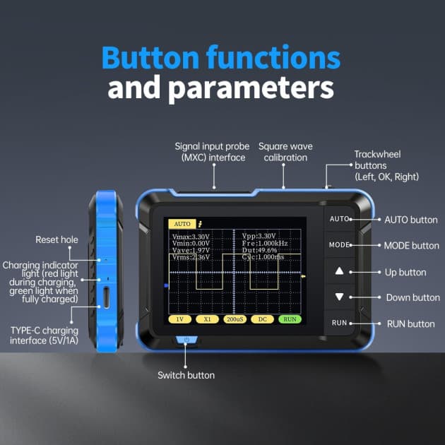 Fnirsi DSO-152 Pocket Digital Oscilloscope for fpv drones 4