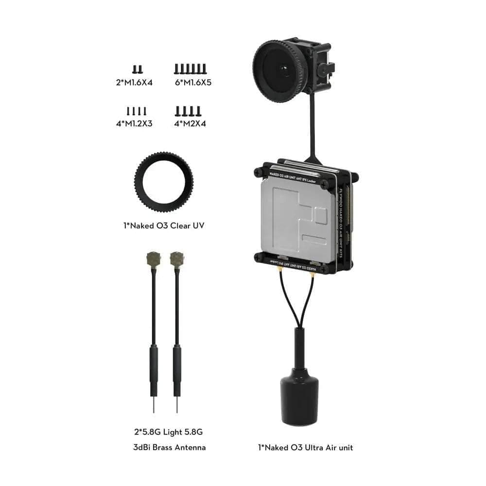 Flywoo Naked O3 Lite Air Unit (w/ Camera, VTX Module & Antennas) for fpv drones 4