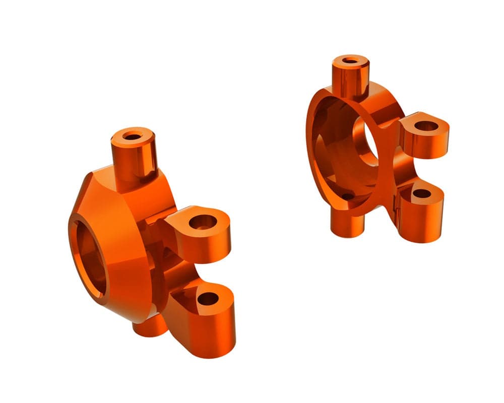 Traxxas 9737-ORNG Aluminum Steering Blocks (Orange) (2) L&R TRX-4M for fpv drones