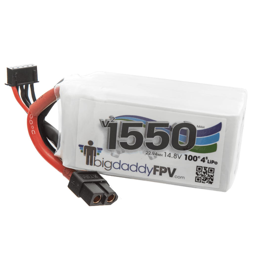 BIGDADDYPV 1550MAH V2 4S 100c LIPO BATTERY PACK