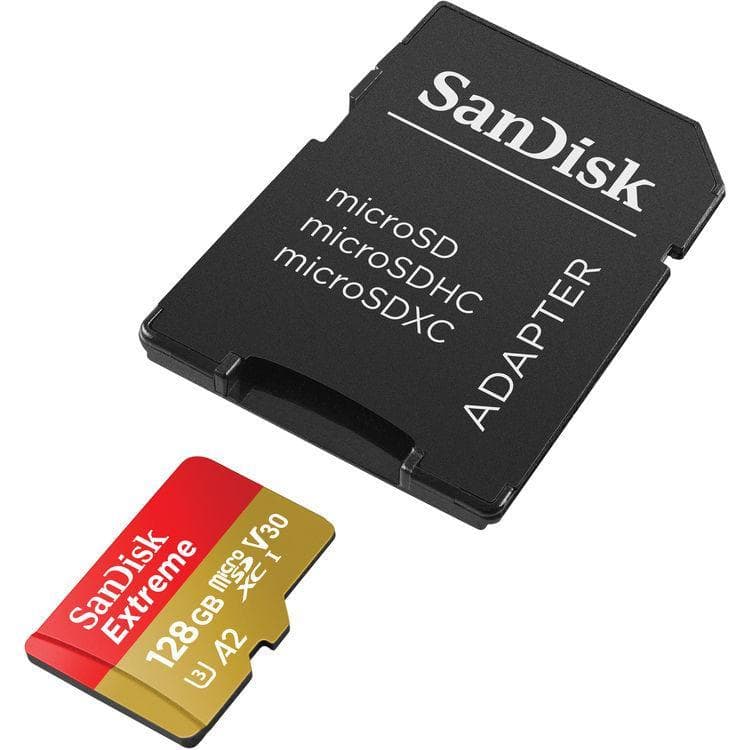 SanDisk 128GB Extreme microSDXC UHS-I Card SDSQXAA-128G-GN6MN for fpv drones 2