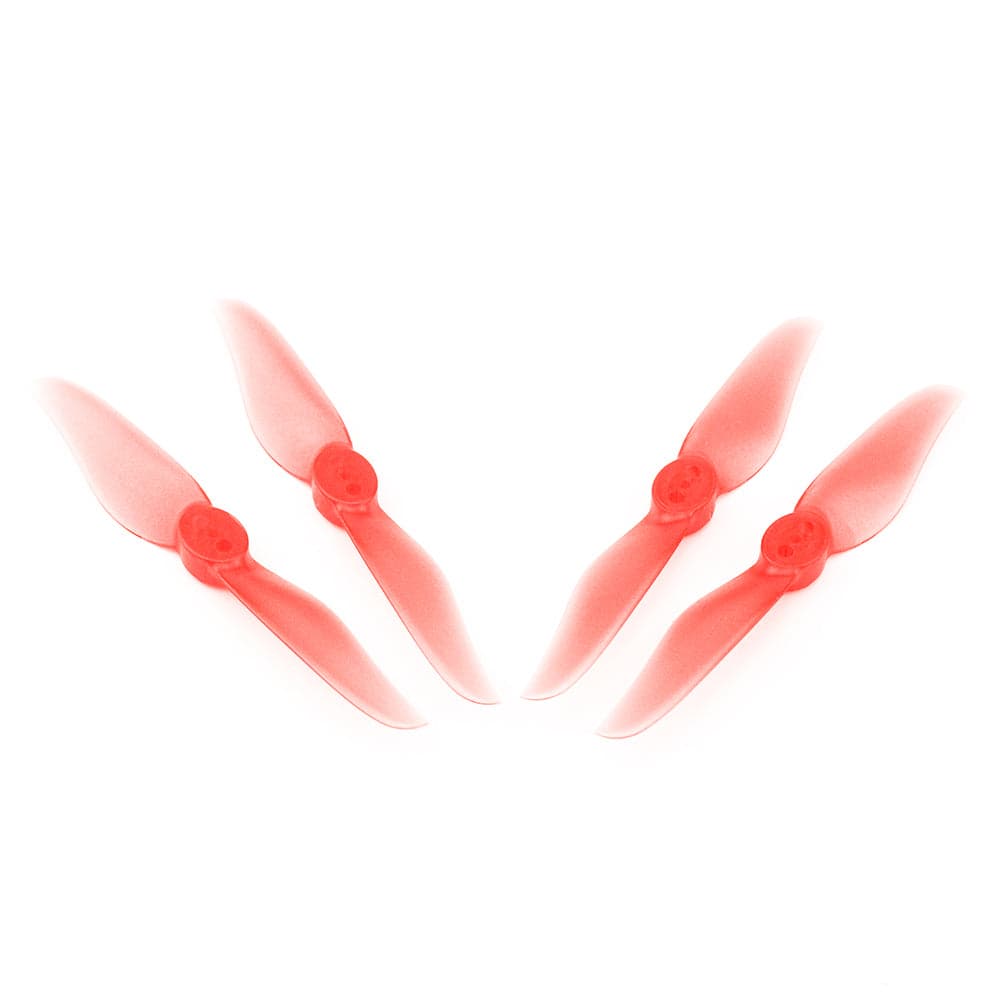 Emax Avia NanoX 3010-2 / 3" Bi-Blade Replacement Props for 1.5mm Shaft T-Mounted (4 Pack) - Red