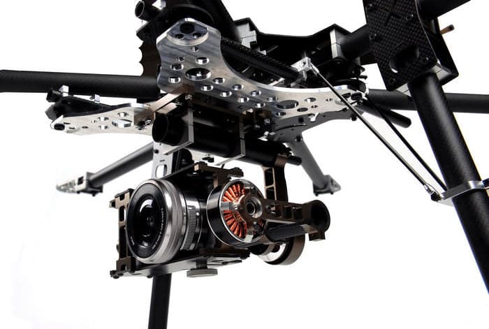 EMAX X-CAM X140B X140BL FPV Two-axis Brushless Stabilized Gimbal Camera Mount for NEX5 ILDC Camera FPV for fpv drones 1