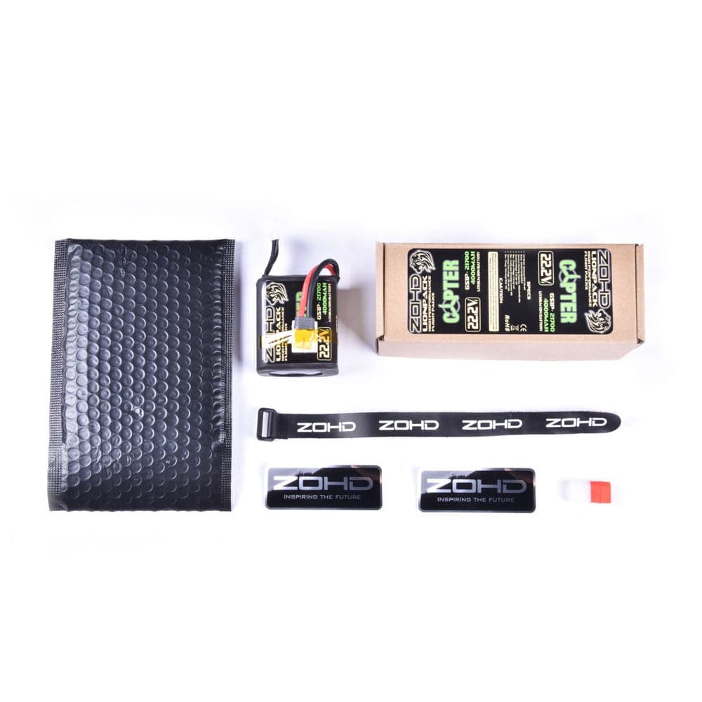 ZOHD Lionpack Copter 21700 6s1p 4000mah 22.2v Li-ion Battery [DG] for fpv drones 4