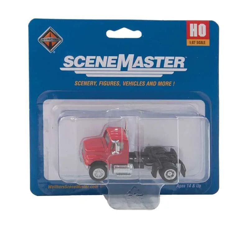 Walthers 949-11191 International (R) 4900 Single-Axle Semi Tractor Only Red HO Scale for fpv drones 1