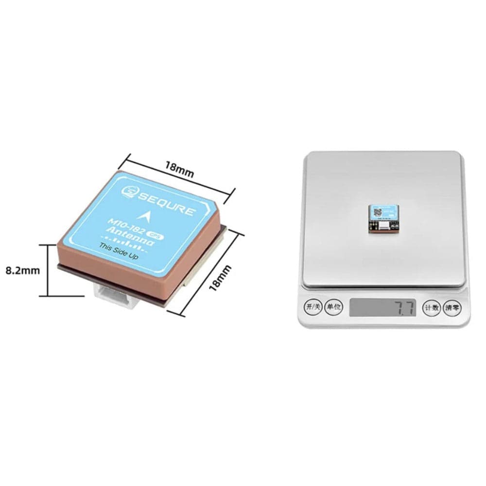 Sequre M10-182 GPS Module Small Size Fast Positioning BF INAV Ardupilot Fixed-wing Drone for fpv drones 3
