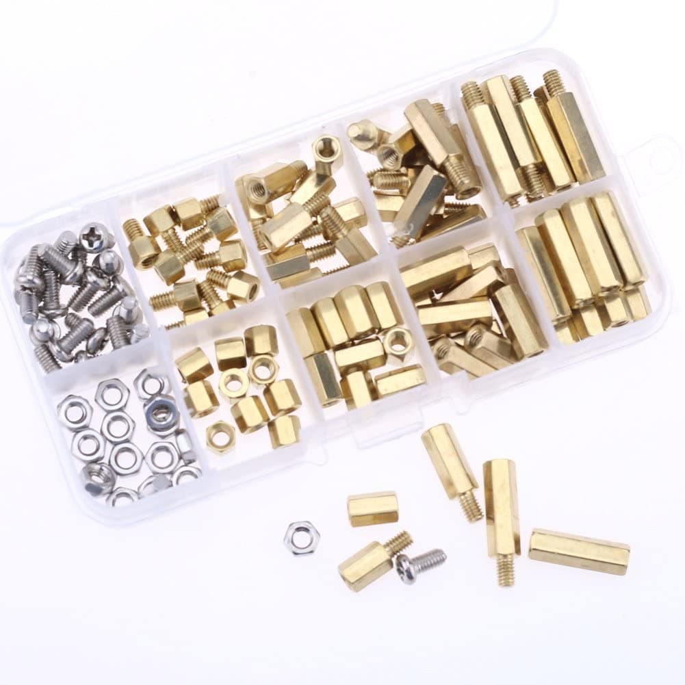 DroneBuildr M2 Brass Standoff Spacer Kit 120pc for fpv drones 1
