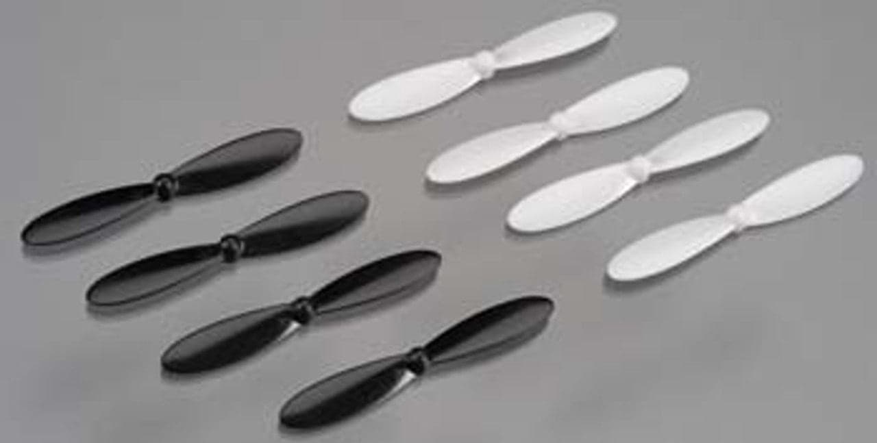 Traxxas 6225 Rotor Blade Set (White & Black) (8) (QR-1) for fpv drones