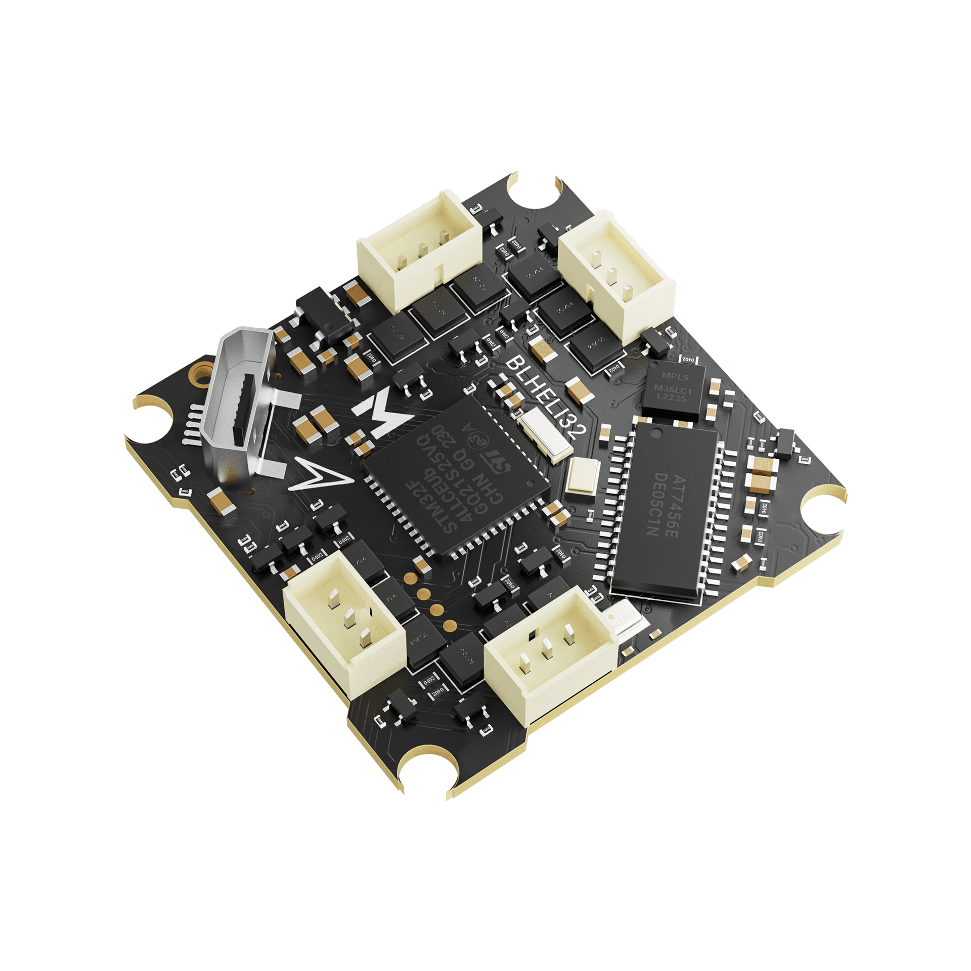 MEPS F411 1S 15A AIO High integration Flight Controller Analog for 1S Racing Whoops 25.5x25.5mm for fpv drones 5