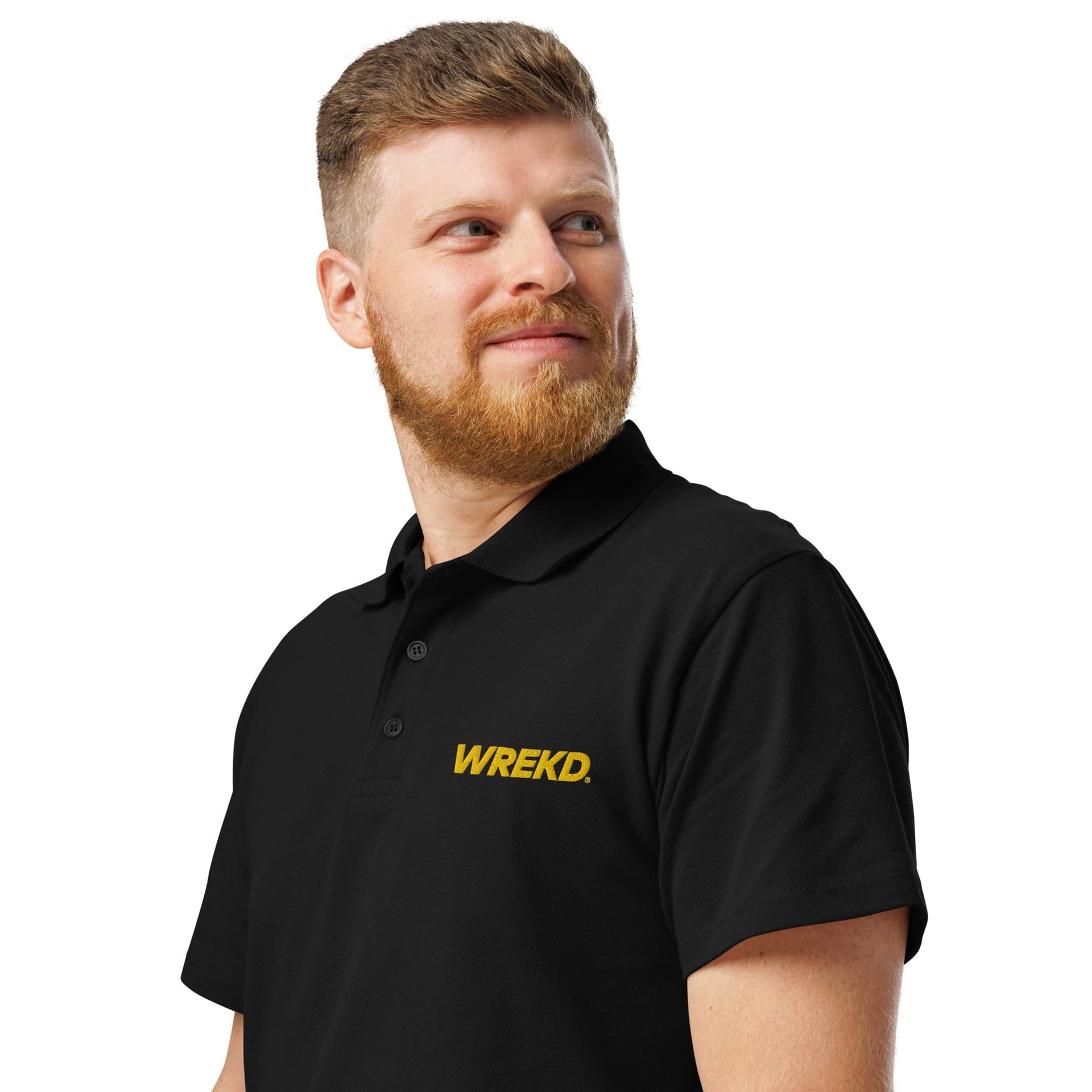 WREKD® Premium pique polo shirt for fpv drones 3