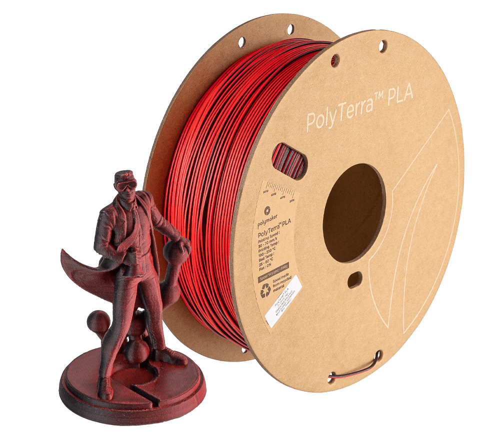 Polymaker PolyTerra Dual Matte PLA Filament 1kg 1.75mm for fpv drones 9