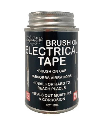 BRUSH ON ELECTRICAL TAPE BLACK 118ML for fpv drones