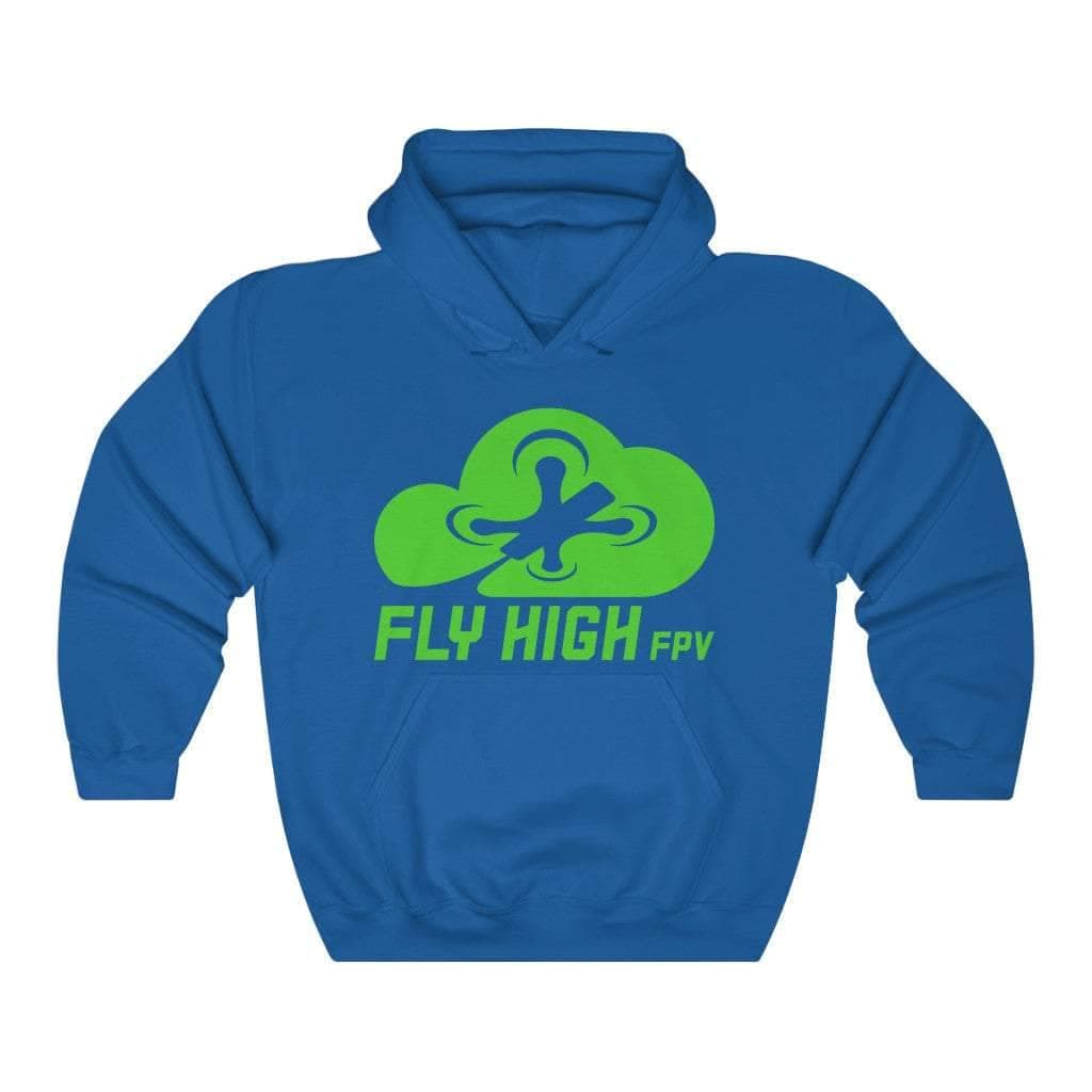 Fly High FPV Hoodie (Tango2 approved) - Green Logo for fpv drones 408