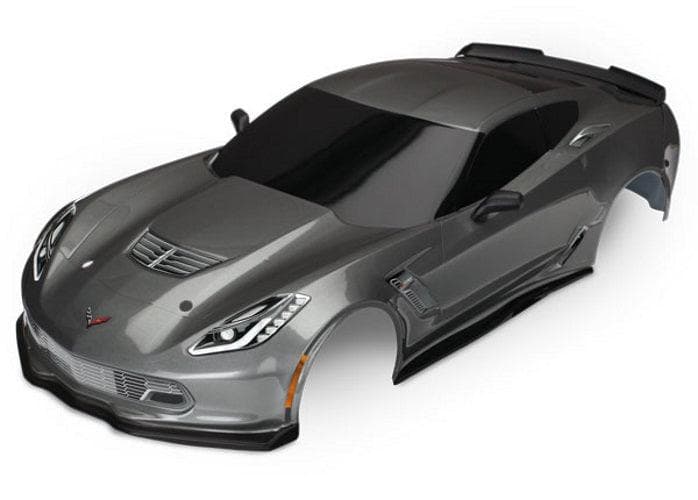 Traxxas Body Chevrolet Corvette Z06 Graphite (Painted Decal Applied) 4 Tec 2.0 for fpv drones