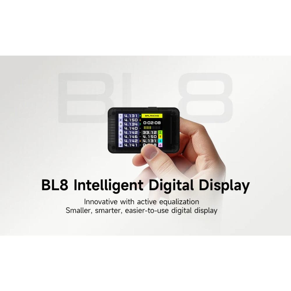 ISDT BL8 LiPo Battery Checker 2S-8S Smart Active Balancer with High Accuracy Color Screen App Remote Control for fpv drones 1