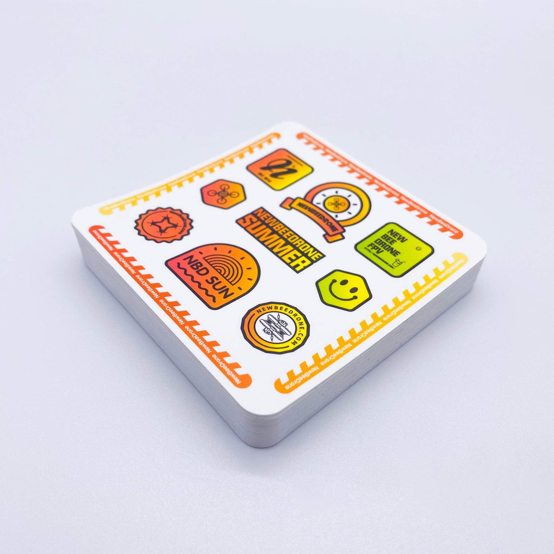 NewBeeDrone Summer Stickers 2022 for fpv drones 2