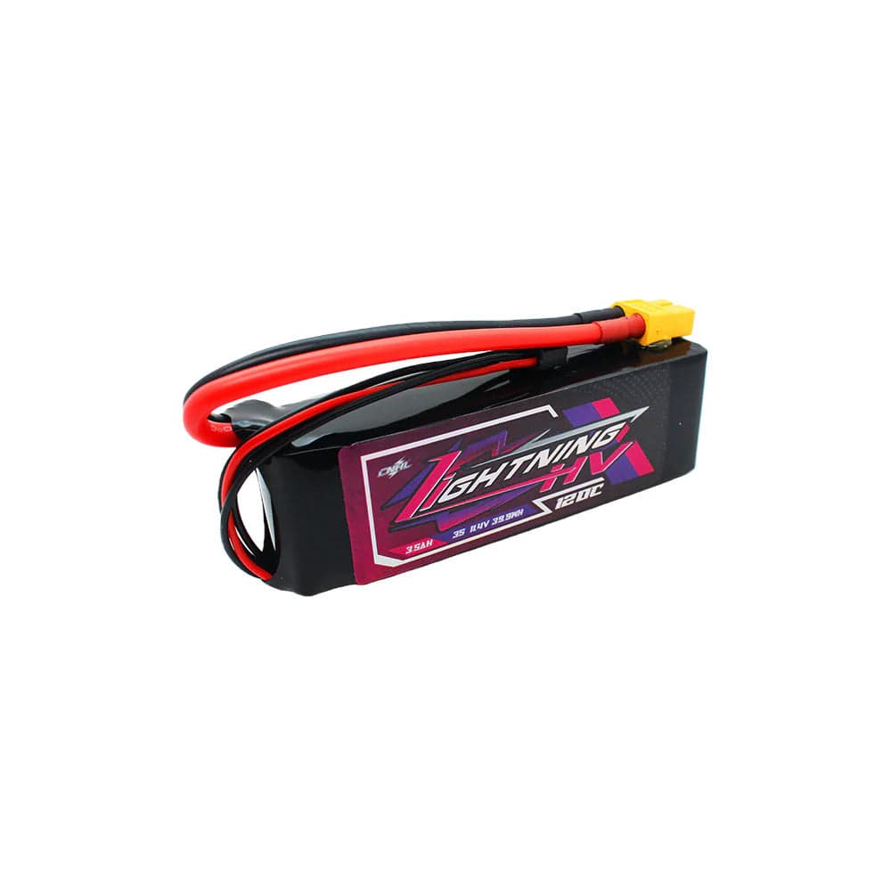 CNH Lightning LiHV 3500mAh 11.4V 3S 120C HV Lipo Battery [DG] for fpv drones 2