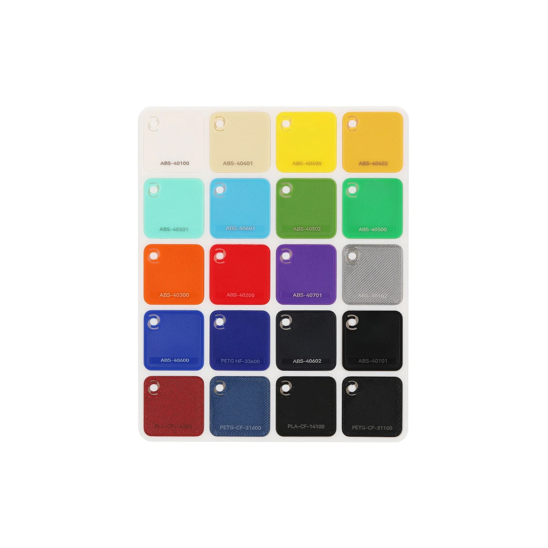 Bambu Lab Filament Swatches NEW for fpv drones 3