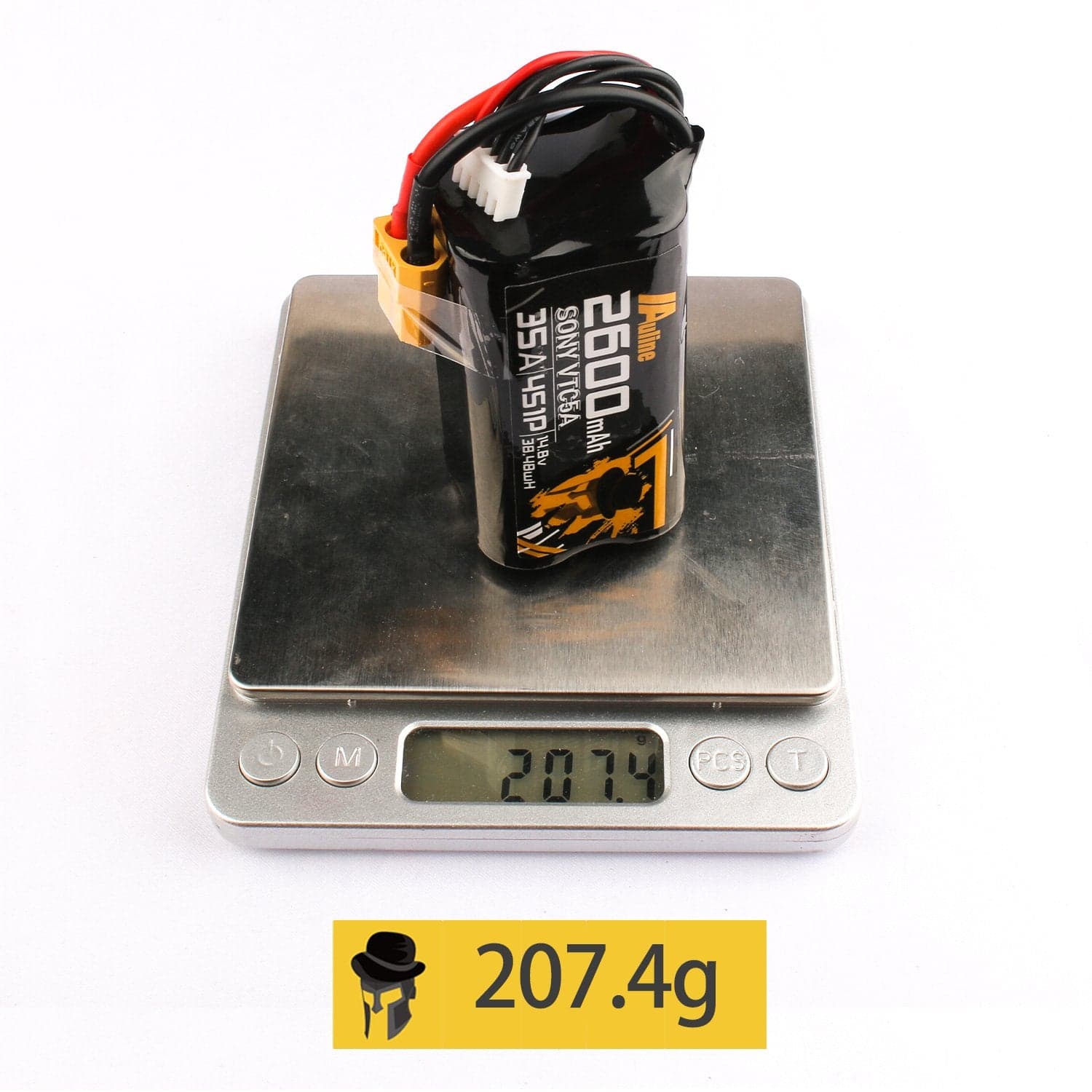 AuLine VTC5A 2600mAh 4S 14.8V35A XT60 18650 Li-Ion Battery for fpv drones 7