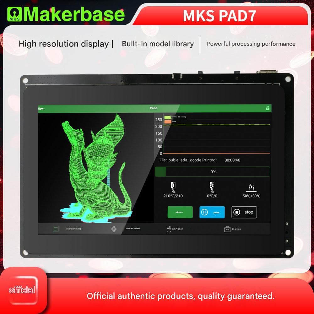 Makerbase MKS Pad 7-inch Capacitive Screen 3D Printing Accessories for fpv drones