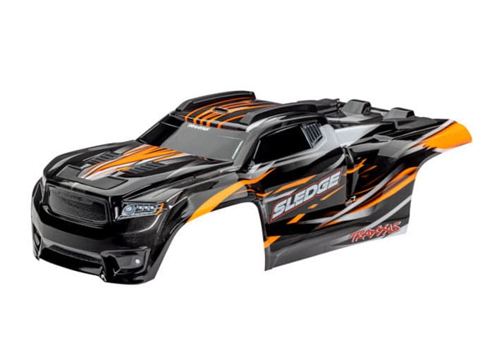 Traxxas 9511T ORANGE Painted Body Sledge for fpv drones