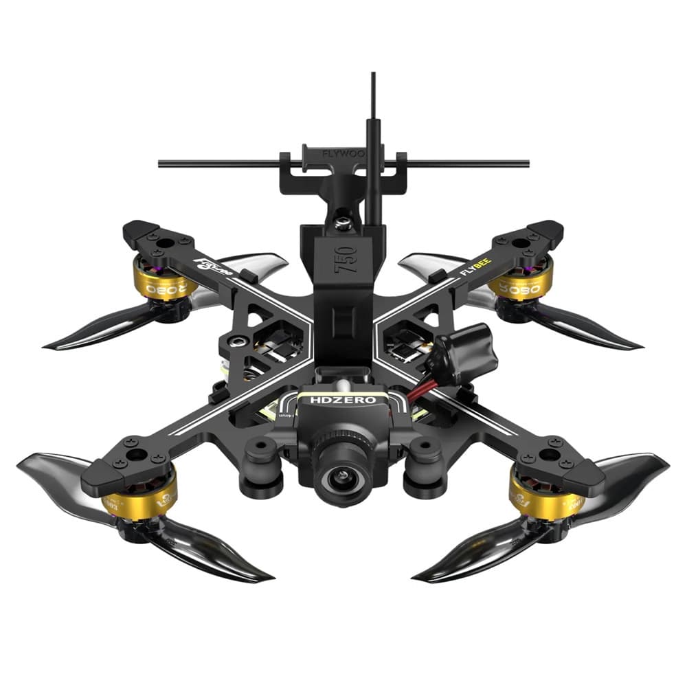 Flywoo Flybee 20 2" Drone HD w/ HDZero RunCam Nano V3 - 2S - TBS Crossfire - 4 - Black for fpv drones 2