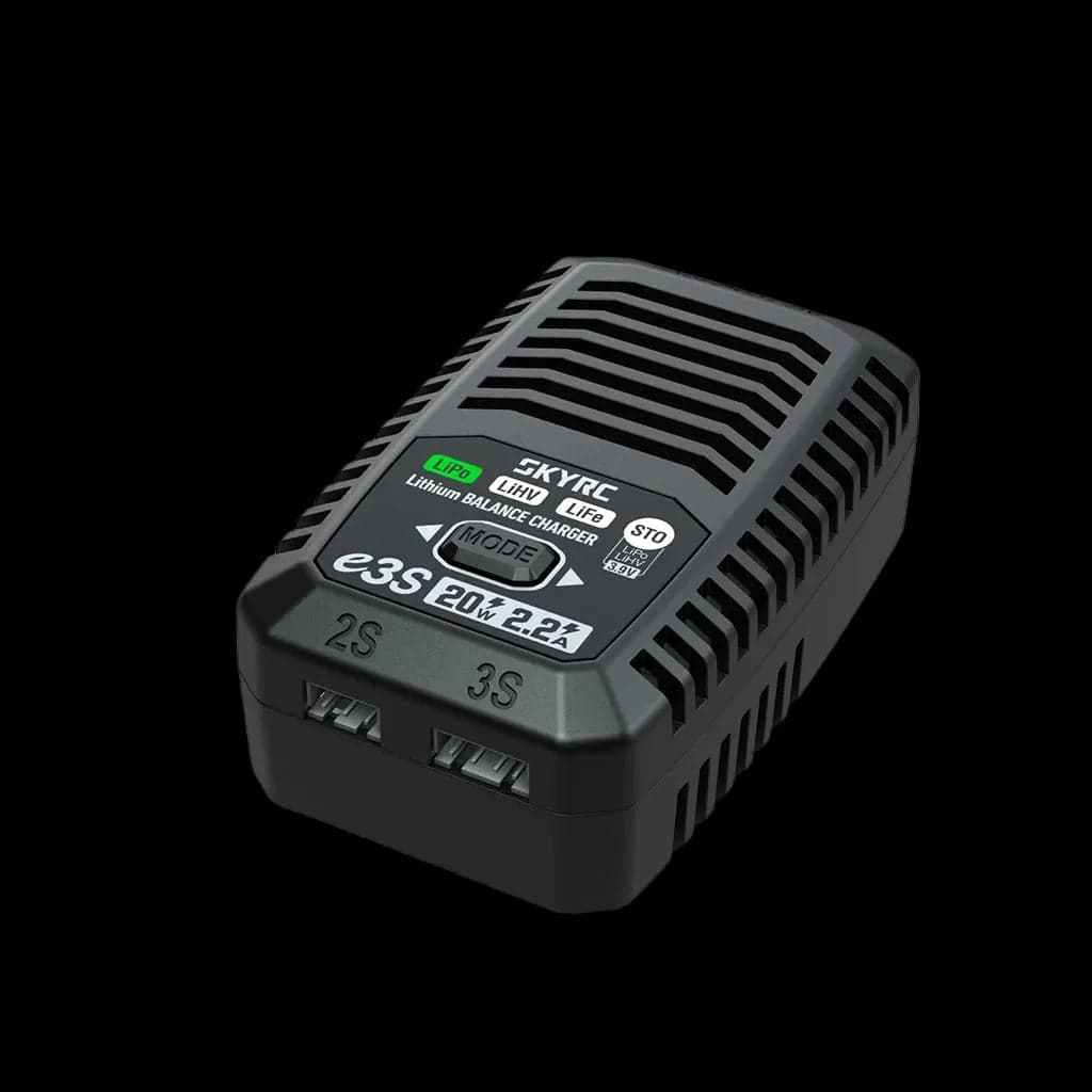 SkyRC e3S 20W 2-3S Lithium Balance Charger for fpv drones 4