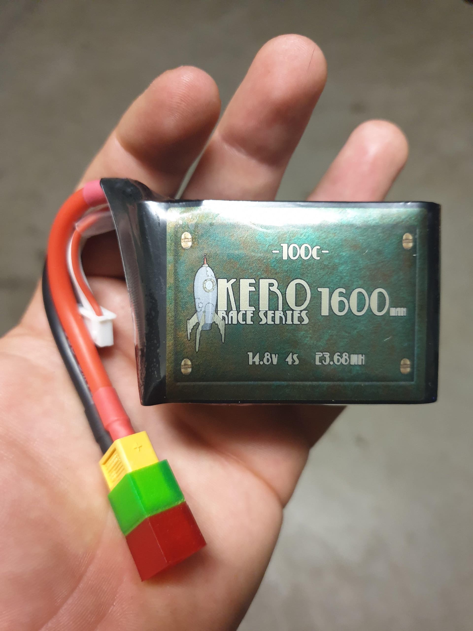 XT60 Dual Colour Cap Protector Printed in TPU for fpv drones 1
