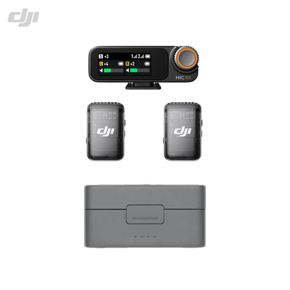 DJI Mic 2 - 2 TX + 1 RX + Charging Case for fpv drones