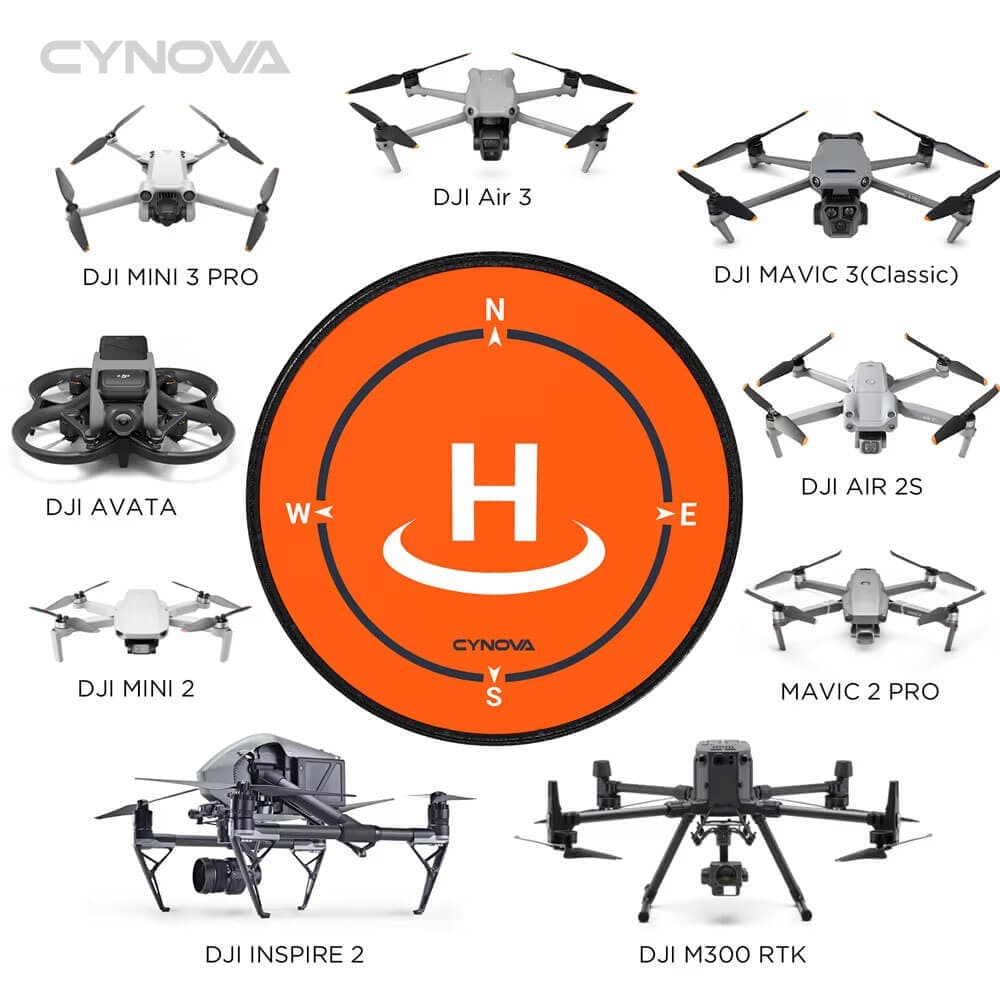 CYNOVA Weighted Drone Landing Pad Pro - 92CM for fpv drones 5