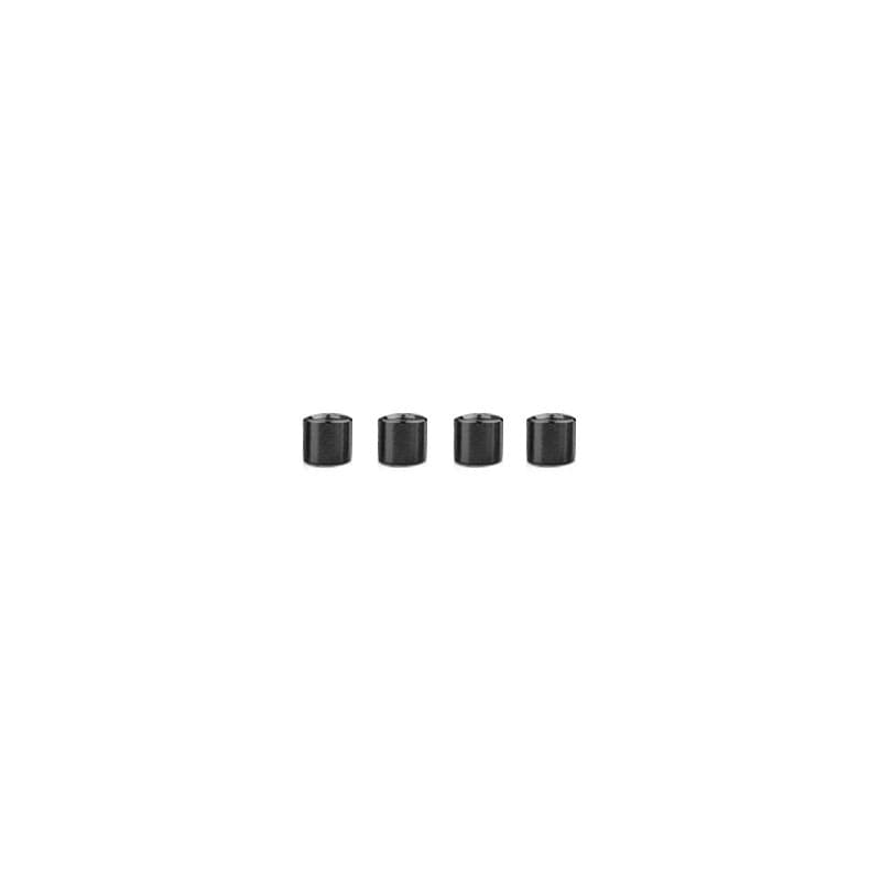 M3 Aluminium Standoffs (4 stuks) - ROND - 5mm - ZWART for fpv drones