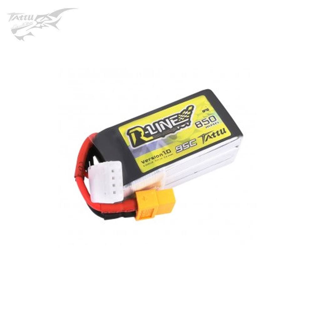 Tattu R-Line 850mAh 11.1V 95C 3S LiPo Accu - XT60 for fpv drones 1