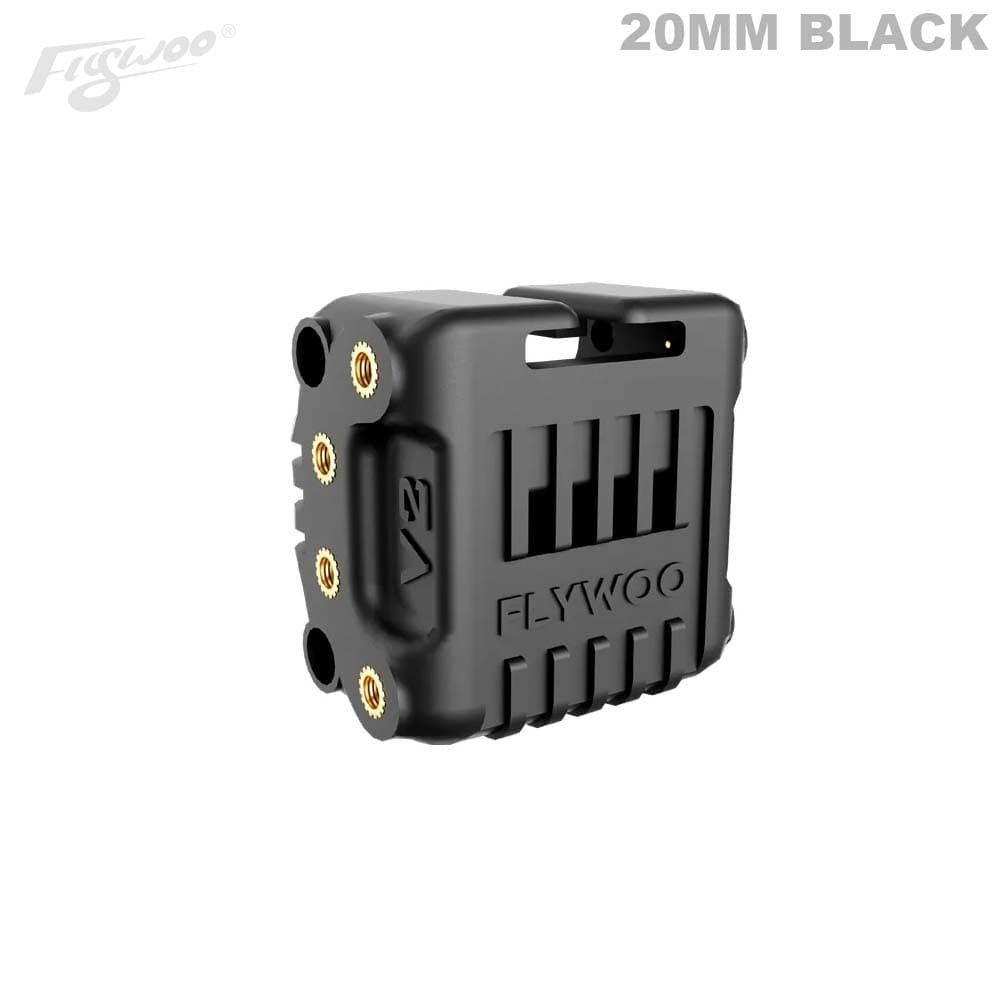 Flywoo DJI O4 Wide Cam Shell V2 - 20mm - BLACK for fpv drones 1