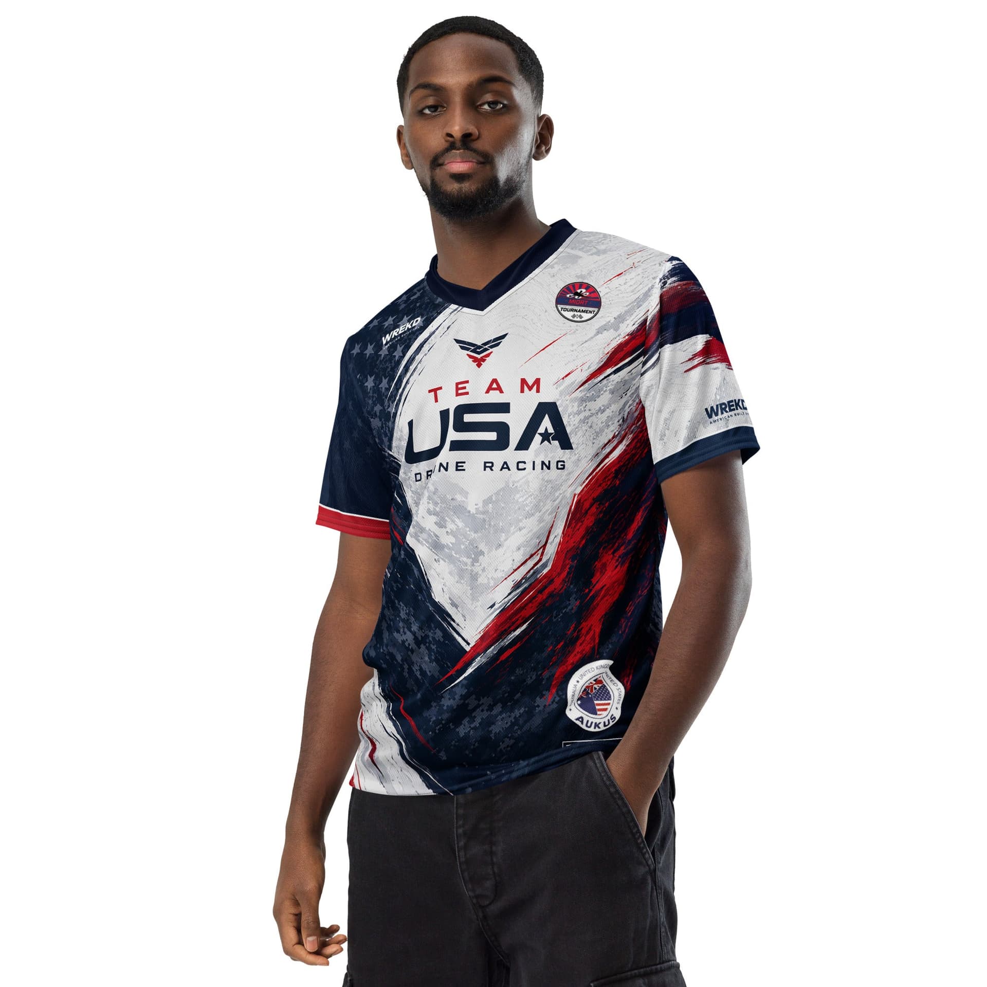 WREKD® Team USA "Marines" Drone Wars Jersey for fpv drones 4