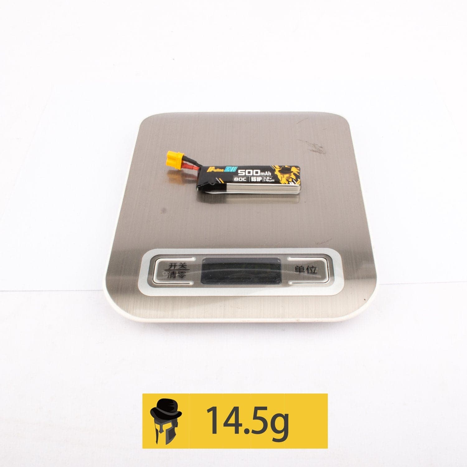 Auline 500mAh HV 3.8v 1S LiPo 80C - XT30 for fpv drones 3