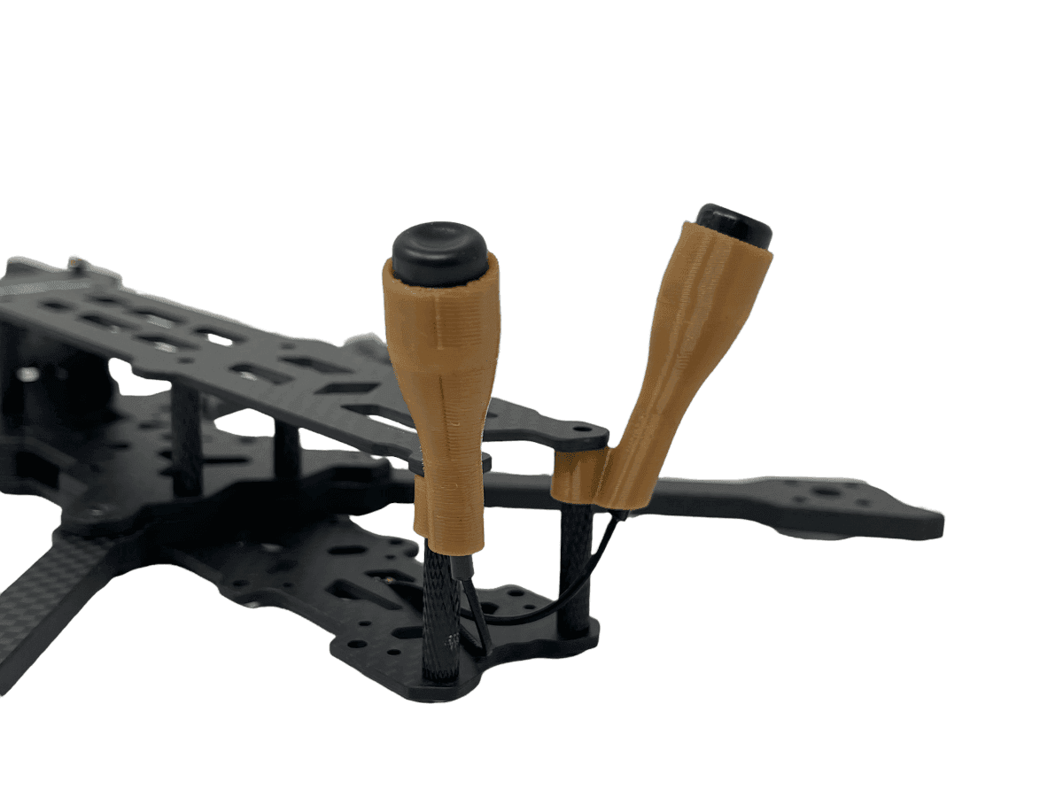 WalkSnail Avatar Stock Antenna Mount (2 Piece Vertical Mount) for fpv drones