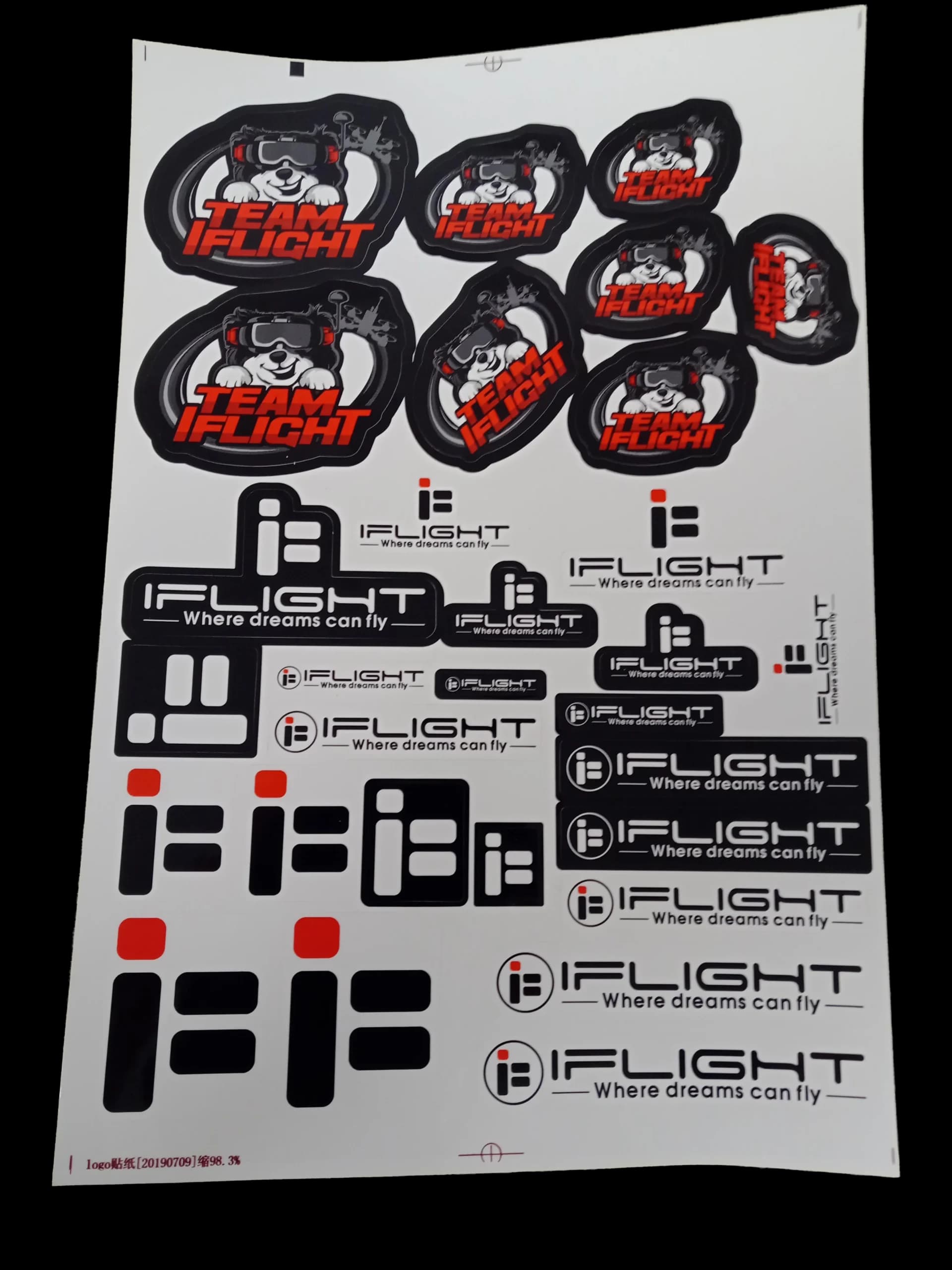 Team IFlight Logo Stickers [New]